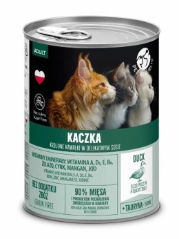PetRepublic kawałki w sosie z kaczką 400g dla kota Pet Republic