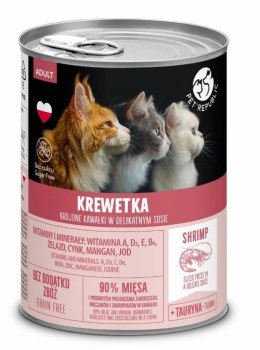 PetRepublic kawałki w sosie z krewetką 400g dla kota Pet Republic