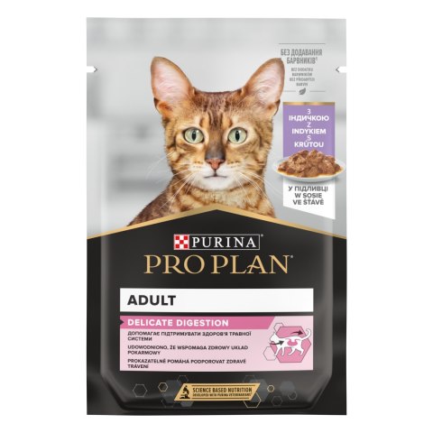 Pro Plan Nutrisavour Delicate Karma Dla Kota Z Indykiem W Sosie 85g Purina Pro Plan