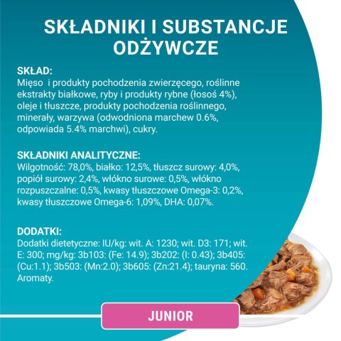 Purina One Junior Karma Dla Kociąt Z Łososiem I Marchewką 85g PURINA ONE
