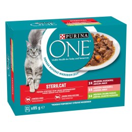 Purina One Sterilcat Karma Mokra Dla Kota Mix Smaków 12x85g PURINA ONE