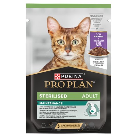 Purina Pro Plan Sterilised Karma Dla Kota Z Kaczką 85g Purina Pro Plan