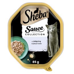 Sheba Sauce Collection Karma Mokra Dla Kota Z Cielęciną W Sosie 85g Sheba