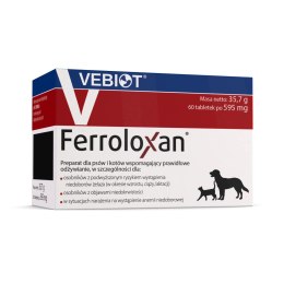 Vebiot Ferroloxan Suplement Dla Psa 60 Tabletek Nutrifarm Sp. z o.o.