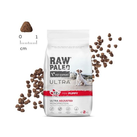 Vetexpert Raw Paleo Ultra Karma Dla Szczeniąt Mini Wołowina 2kg RAW PALEO