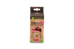 Zolux Starchbag Kompostowalne Bioworki Na Odchody Różowy 15szt ZOLUX