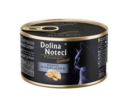 DOLINA NOTECI Premium Sterilised Bogata w Perliczkę dla Kota 185g Dolina Noteci