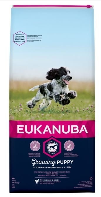 Eukanuba Puppy&Junior Medium Breed 15kg Eukanuba