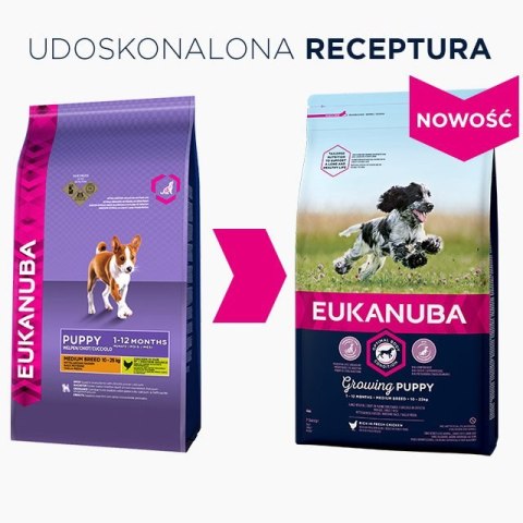 Eukanuba Puppy&Junior Medium Breed 15kg Eukanuba