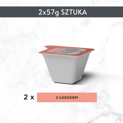 GOURMET Revelations Delikatne Kawałki w Galaretce z Łososiem 2x57g Gourmet