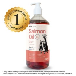 Lab-v Olej Z Łososia 100% Dla Psa i Kota 1000ml LAB-V