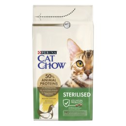 Purina Cat Chow Sterilised Bogata w Kurczaka 1,5kg + 2 Saszetki Gratis Purina Cat Chow