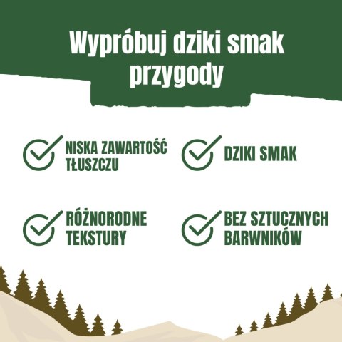 Purini Adventuros Sticks Karma dla psów Dziki Smak Bawoła 120g ADVENTUROS