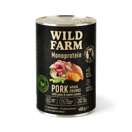 WILD FARM Monoprotein Pork 400g - hipoalergiczna karma dla psa Wild Farm