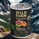 WILD FARM Monoprotein Pork 400g - hipoalergiczna karma dla psa Wild Farm