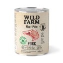 Wild Farm Pate Pork 800g - Mokra Karma z Wieprzowiną dla Psów Wild Farm