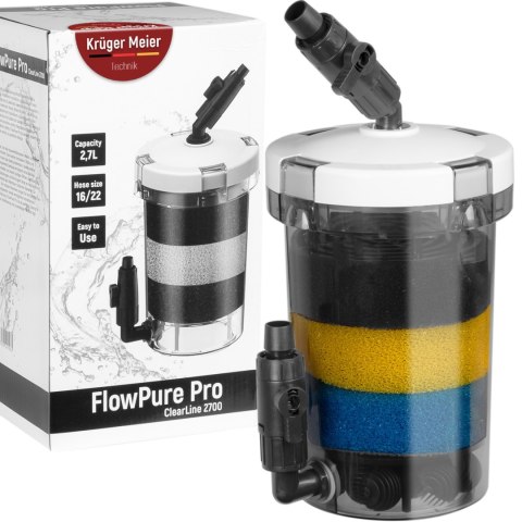 Kruger Meier FlowPure Pro 2700 - prefiltr kubełkowy zewnętrzny 16/22 Kruger Meier