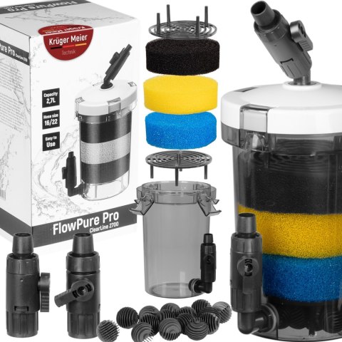 Kruger Meier FlowPure Pro 2700 - prefiltr kubełkowy zewnętrzny 16/22 Kruger Meier