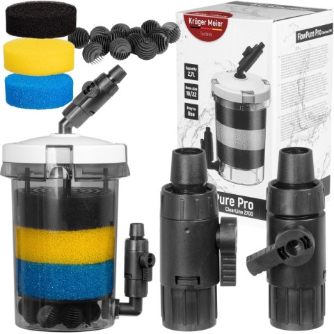 Kruger Meier FlowPure Pro 2700 - prefiltr kubełkowy zewnętrzny 16/22 Kruger Meier