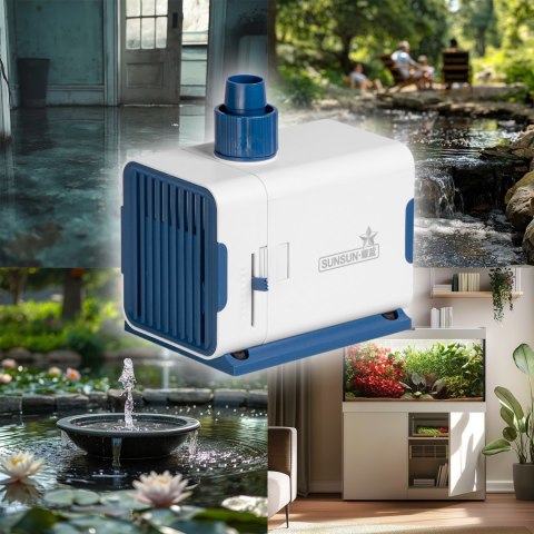 SunSun YQP 3000 - 2w1 pompa wody z regulacją mocy i niskiego zanurzenia 3000l/h SunSun