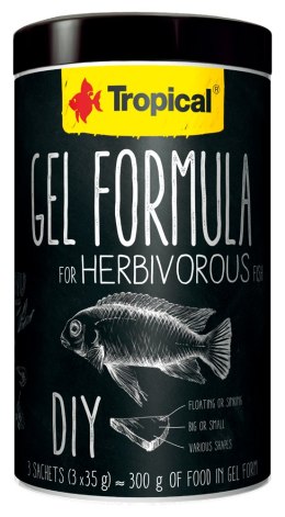 Tropical Gel Formula For Herbivorous Fish 1000ml Tropical