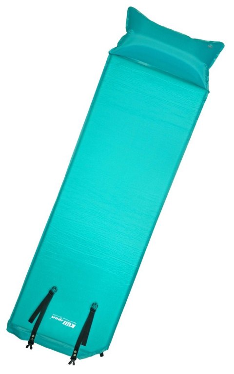 Materac Mata Karimata Turystyczna Lekka Nadmuchiwana z Poduszką KUBISPORT 186x53 cm Kubisport