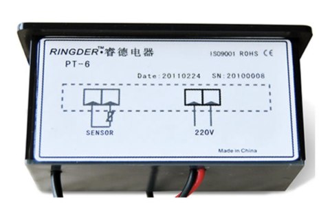 Ringder PT-6 Termometr cyfrowy czerwony 12V Ringder
