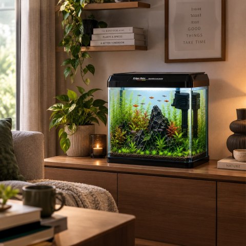 Kruger Meier Como Aquarium 7l - akwarium zestaw czarny Kruger Meier