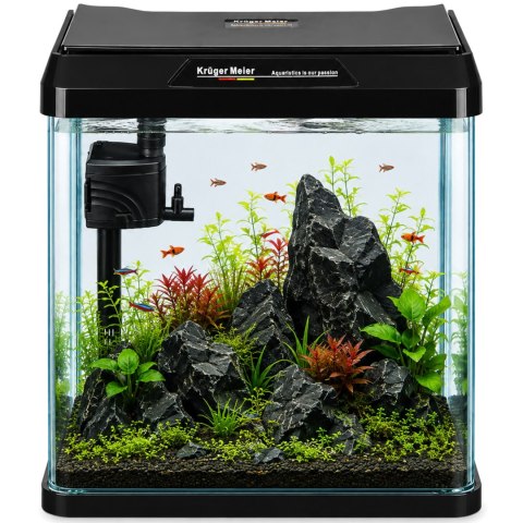 Kruger Meier Como Aquarium 7l - akwarium zestaw czarny Kruger Meier