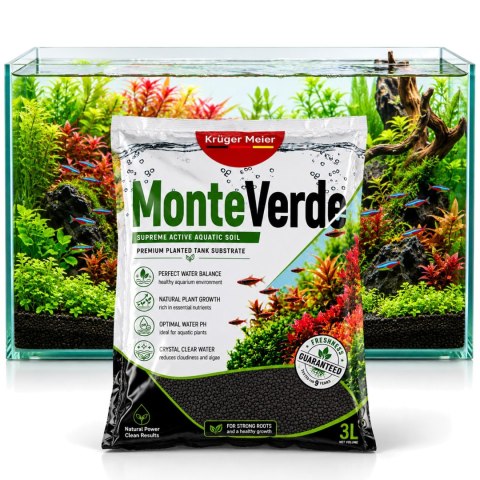 Kruger Meier MonteVerde 3l - aktywne podłoże do akwarium Kruger Meier