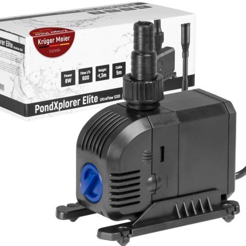 Kruger Meier PondXplorer Elite 1200 - fontanna z filtrem i pompą do oczka wodnego Kruger Meier