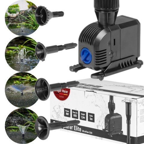 Kruger Meier PondXplorer Elite 1200 - fontanna z filtrem i pompą do oczka wodnego Kruger Meier