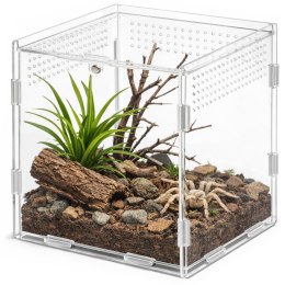 Terrario MicroAir Hab - terrarium akrylowe 15x15x15cm Terrario