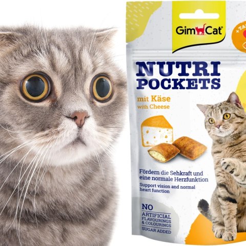 GimCat Nutri Pockets Cheese - kocie przysmaki na oczy i serce Gimdog / Gimcat