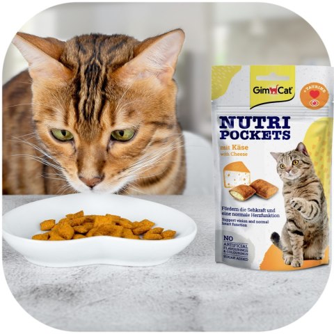 GimCat Nutri Pockets Cheese - kocie przysmaki na oczy i serce Gimdog / Gimcat