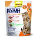 GimCat Nutri Pockets Malt MIX - kocie przysmaki na kłaczki i stawy 150g Gimdog / Gimcat