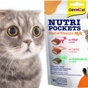 GimCat Nutri Pockets Malt MIX - kocie przysmaki na kłaczki i stawy 150g Gimdog / Gimcat