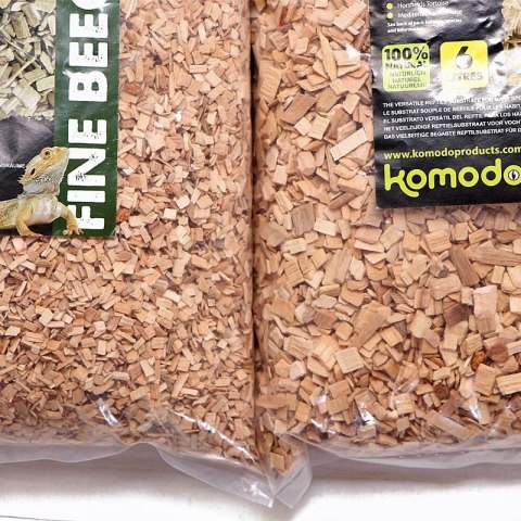 Komodo Coarse Beech Chips 6l - zrębki bukowe duże Komodo