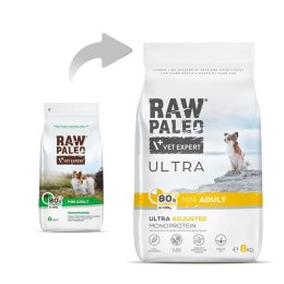 Vetexpert Raw Paleo Ultra Karma Dla Psów Małych Dorosłych Indyk 8kg RAW PALEO