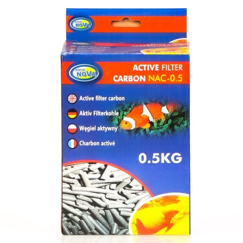 Aqua Nova Active Carbon NAC-0.5 - węgiel aktywny 0,5kg Aqua Nova