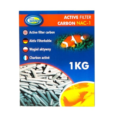 Aqua Nova Active Carbon NAC-1 - węgiel aktywny 1kg Aqua Nova