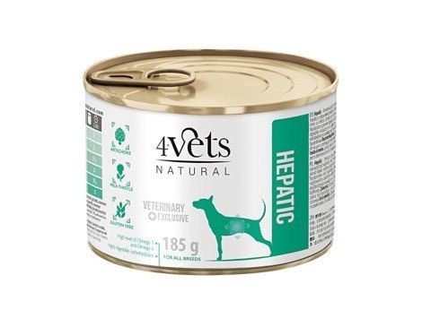4Vets Dog Hepatic 185g 4Vets Natural