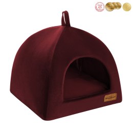 Budka Welurove bordo Recobed
