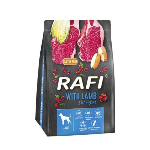 DOLINA NOTECI Rafi Karma Sucha dla Psa z Jagnięciną 3kg Dolina Noteci