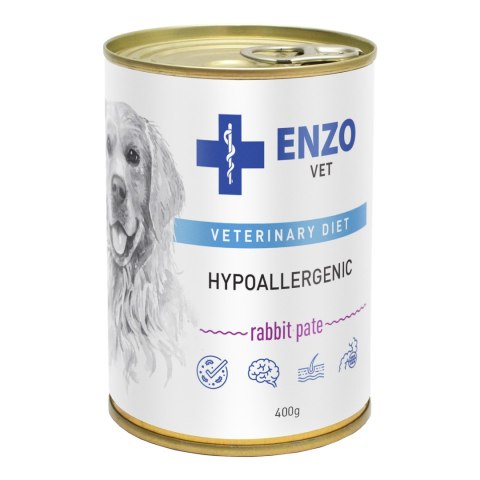 ENZO VET Hypoallergenic dieta hypoallergiczna z królikiem dla psów 400g ENZO VET