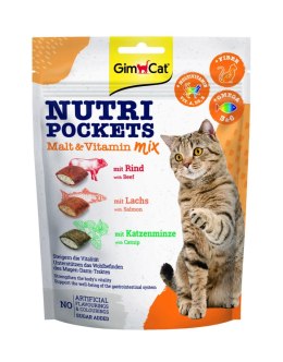 Gimcat Nutri Pockets Malt & Vitamin Mix Przysmak Dla Kota 150g Gimborn