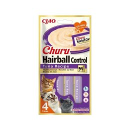 INABA Churu Hairball przysmak dla kota o smaku tuńczyka 4x14g INABA