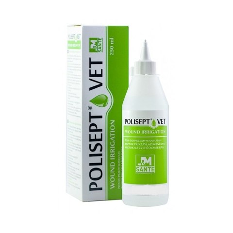 JM SANTE Polisept Vet Wound Irrigation Płyn do Oczyszczania Ran 500ml JM Sante