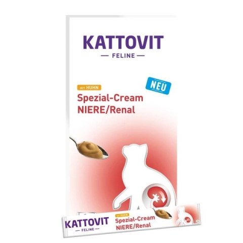 Kattovit Pasta Renal Cream z kurczakiem 6x15g Kattovit