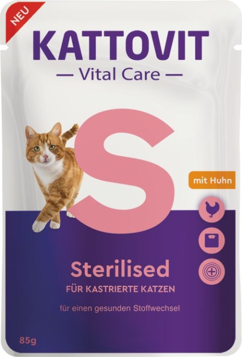 Kattovit Vital Care Sterilised 85g Kattovit